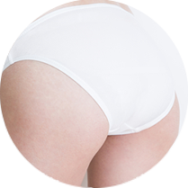 脂肪除去可能部位 ヒップ のイメージ